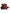 Dolce & Gabbana Red Black Polyester Animal Silhouette Keychain Keyring