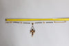 Dolce & Gabbana Gold Brass Black Beaded Chain Rosary Pendant Necklace