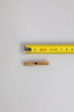 Dolce & Gabbana Black Sapphire Gold Tone Brass Tie Clip Bar