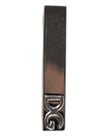 Dolce & Gabbana Silver Tone Brass Logo Branded Tie Clip Bar