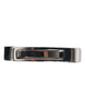 Dolce & Gabbana Silver Tone Brass Logo Branded Tie Clip Bar