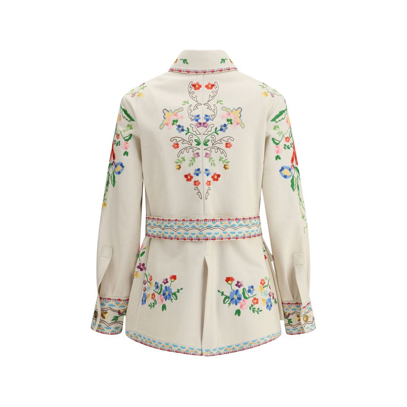 Valentino Embroidered Denim Jacket