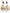 Dolce & Gabbana Gold Brass Clear Crystal Mirror Element Clip Dangling Earrings
