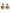 Dolce & Gabbana Gold Tone Brass Sunflower Crystal Clip Dangling Earrings