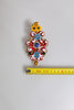 Dolce & Gabbana Multicolor Spring CARRETTO Gold Brass Crystal Hair Clip