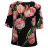Dolce & Gabbana Black Silk Sweater