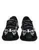 Dolce & Gabbana Black Logo Lace Up Low Top NS1 Sneakers Shoes