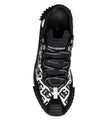 Dolce & Gabbana Black Logo Lace Up Low Top NS1 Sneakers Shoes