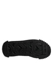 Dolce & Gabbana Black Logo Lace Up Low Top NS1 Sneakers Shoes