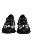 Dolce & Gabbana Black Logo Lace Up Low Top NS1 Sneakers Shoes