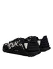 Dolce & Gabbana Black Logo Lace Up Low Top NS1 Sneakers Shoes