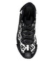 Dolce & Gabbana Black Logo Lace Up Low Top NS1 Sneakers Shoes