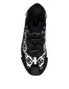Dolce & Gabbana Black Logo Lace Up Low Top NS1 Sneakers Shoes