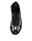 Dolce & Gabbana Black Logo Lace Up Low Top NS1 Sneakers Shoes