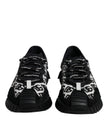 Dolce & Gabbana Black Logo Lace Up Low Top NS1 Sneakers Shoes