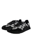 Dolce & Gabbana Black Logo Lace Up Low Top NS1 Sneakers Shoes