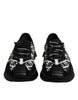 Dolce & Gabbana Black Logo Lace Up Low Top NS1 Sneakers Shoes