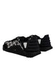 Dolce & Gabbana Black Logo Lace Up Low Top NS1 Sneakers Shoes