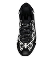 Dolce & Gabbana Black Logo Lace Up Low Top NS1 Sneakers Shoes