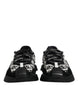 Dolce & Gabbana Black Logo Lace Up Low Top NS1 Sneakers Shoes