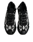 Dolce & Gabbana Black Logo Lace Up Low Top NS1 Sneakers Shoes