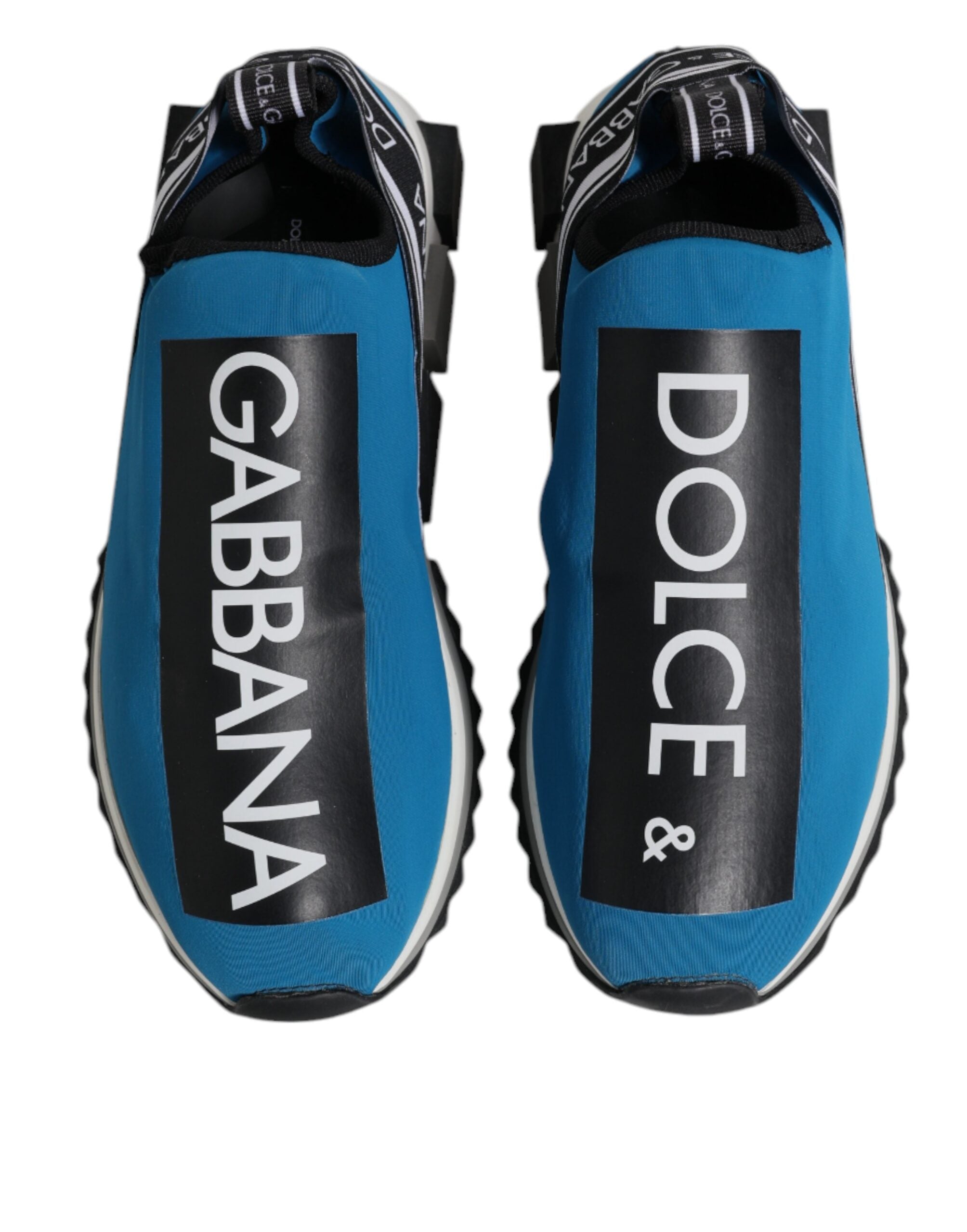Dolce & Gabbana Blue Logo Low Top Sorrento Men Sneakers Shoes