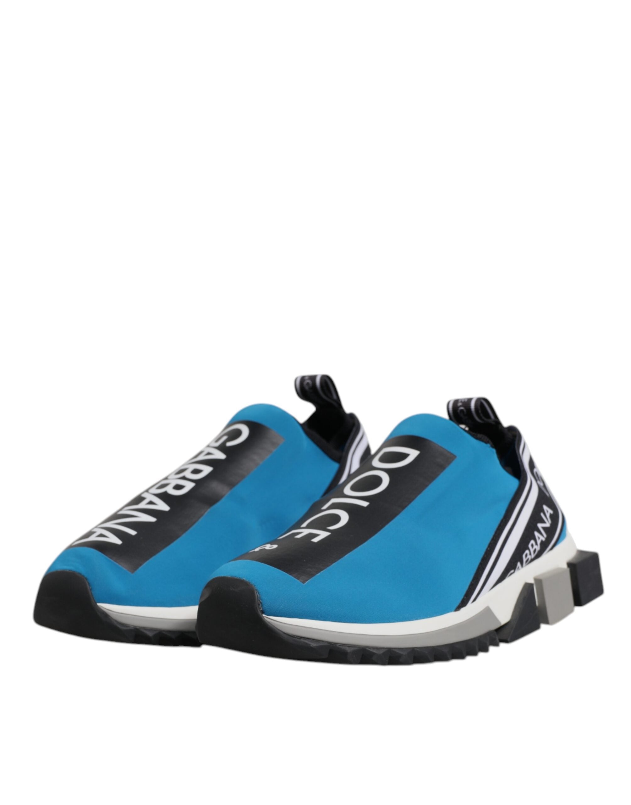 Dolce & Gabbana Blue Logo Low Top Sorrento Men Sneakers Shoes