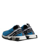 Dolce & Gabbana Blue Logo Low Top Sorrento Men Sneakers Shoes