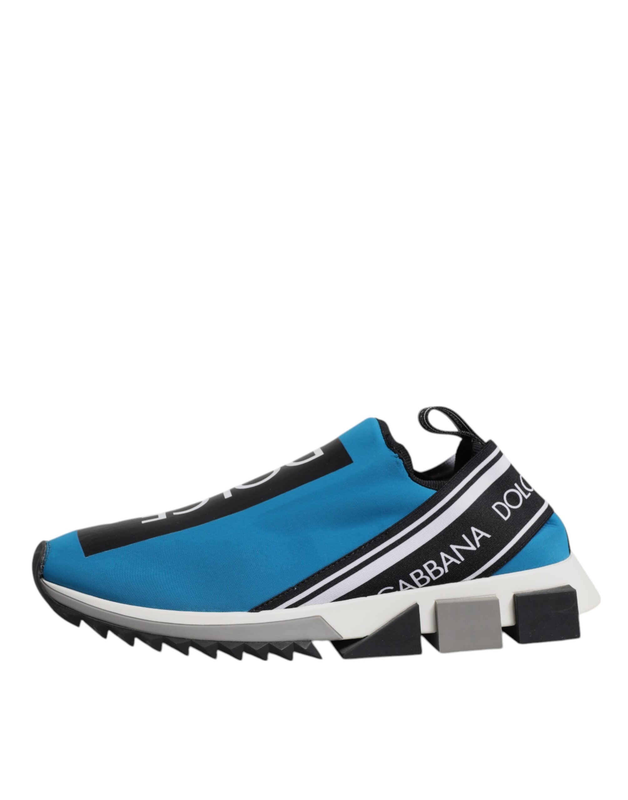 Dolce & Gabbana Blue Logo Low Top Sorrento Men Sneakers Shoes