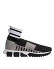Dolce & Gabbana Black Gray Sorrento Socks Men Sneakers Shoes