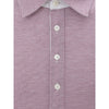 Canali Pink Cotton Polo Shirt