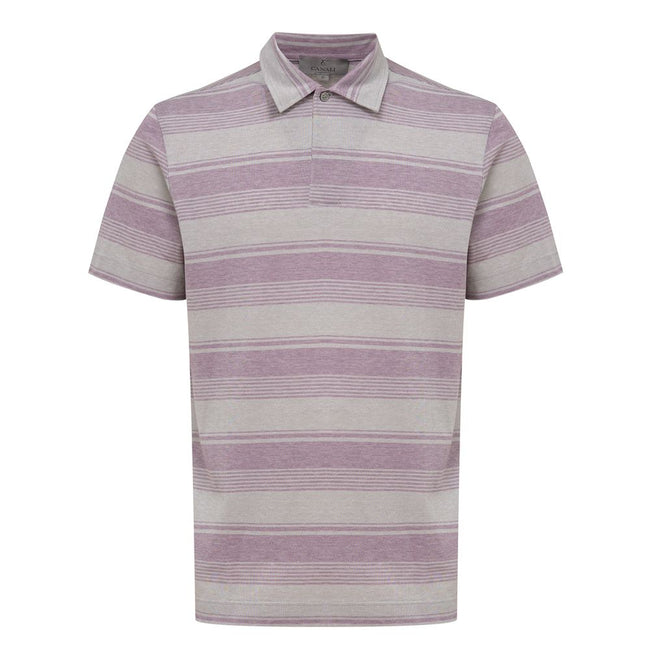 Canali Brown Cotton Polo Shirt