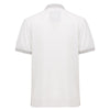 Canali White Cotton Polo Shirt