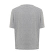 Dsquared² Elegant Gray Cotton Top for Women