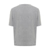 Dsquared² Elegant Gray Cotton Top for Women