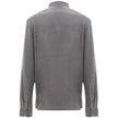 Corneliani Gray Cotton Polo Shirt