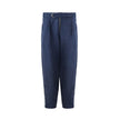 Emporio Armani Elegant Linen Blue Trousers for Men