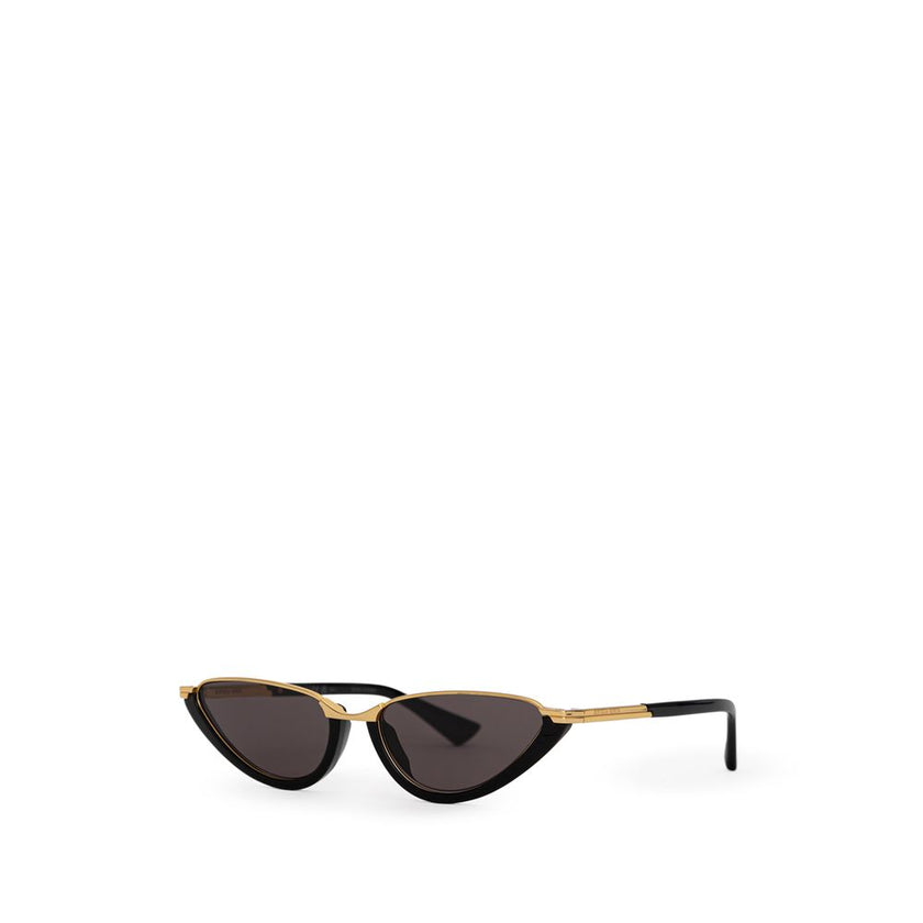 Bottega Veneta Black Haircalf Sunglasses