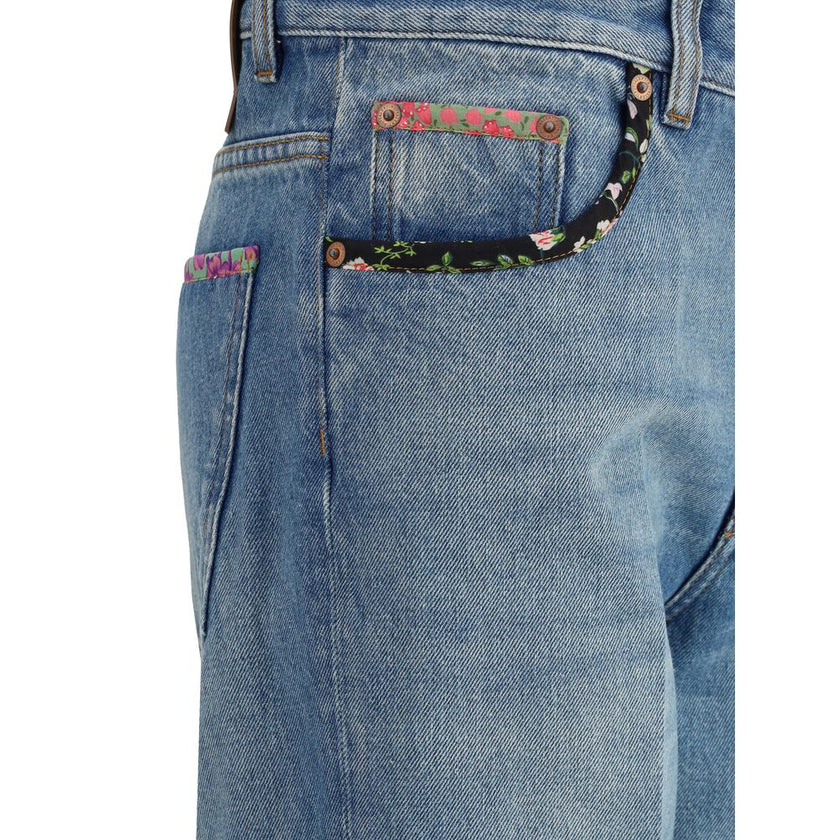 Valentino Jeans with floral details