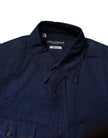 Dolce & Gabbana Dark Blue Cotton GOLD Dress Formal Shirt