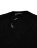 Dolce & Gabbana Black Camouflage V-neck Pullover Sweater