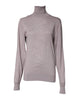 Dolce & Gabbana Brown Cashmere Turtleneck Pullover Sweater