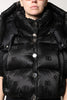 Dolce & Gabbana Black Padded Puffer Hooded Full Zip Cropped Jacket