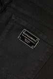 Dolce & Gabbana Black Cotton Mid Waisted Skinny Denim Jeans