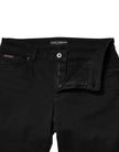 Dolce & Gabbana Black Cotton Mid Waisted Skinny Denim Jeans