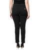 Dolce & Gabbana Black Cotton Mid Waisted Skinny Denim Jeans