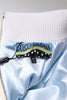 Dolce & Gabbana Off White Faux Fur High Waisted Mini Skirt