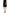 Dolce & Gabbana Black Wool Fringe High Waist Pencil Mini Skirt