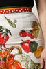 Dolce & Gabbana Multicolor High Waist Pencil Cut Midi Skirt