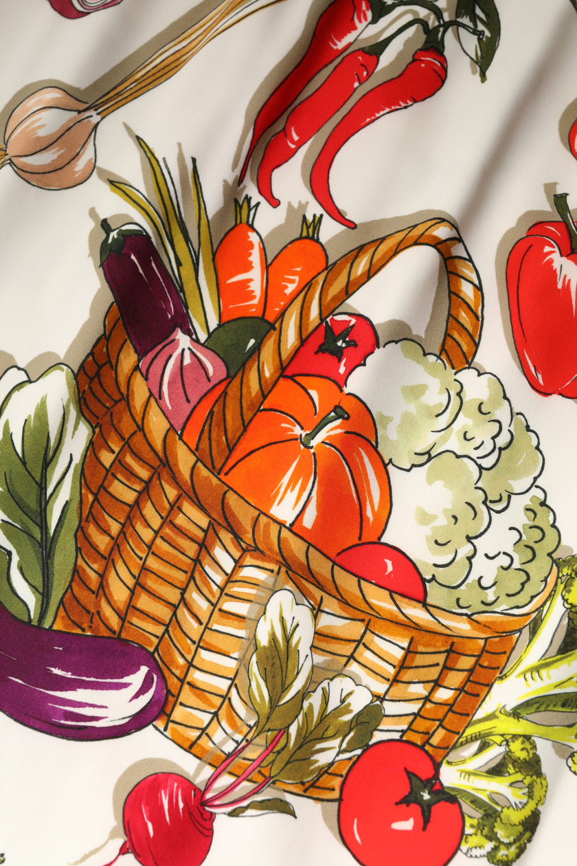 Dolce & Gabbana Multicolor High Waist Pencil Cut Midi Skirt